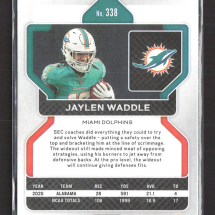 2021 Panini Prizm Jaylen Waddle #338 RC