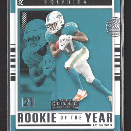 2021 Panini Contenders Football Jaylen Waddle #ROY-JWA