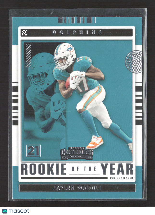 2021 Panini Contenders Football Jaylen Waddle #ROY-JWA