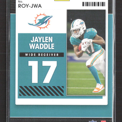 2021 Panini Contenders Football Jaylen Waddle #ROY-JWA