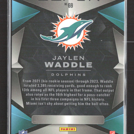 2024 Panini Black Jaylen Waddle #69