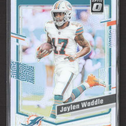 2023 Panini Donruss Optic Prizm Jaylen Waddle #116 Holo