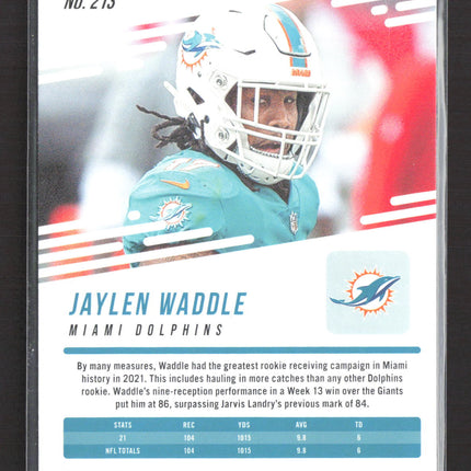 2022 Panini Chronicles Prestige Jaylen Waddle #213 RC