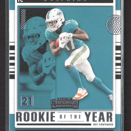 2021 Panini Contenders Football Rookie of the Year Jaylen Waddle #ROY-JWA