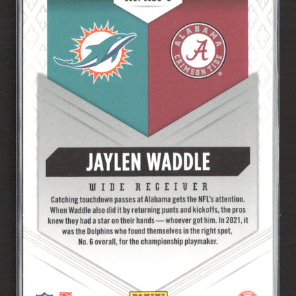 2021 Panini Phoenix Rookie Rising Jaylen Waddle #RIS-6 RC