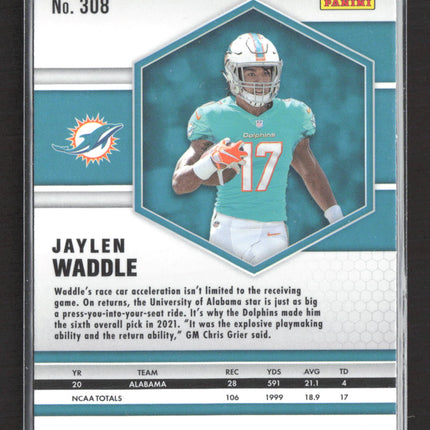 2021 Panini Mosaic Jaylen Waddle #308 RC
