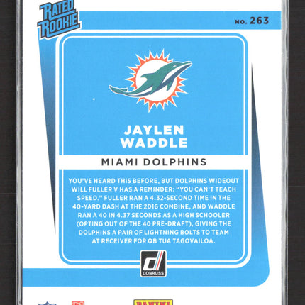 2021 Panini Donruss Jaylen Waddle #263