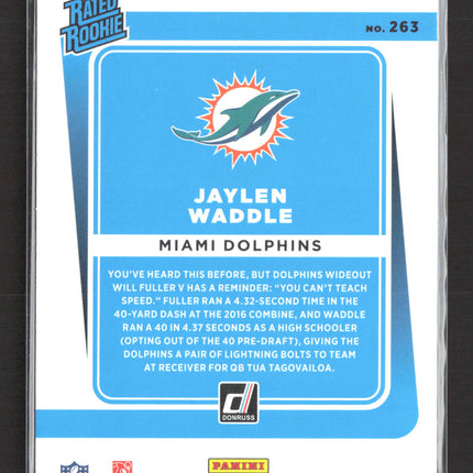 2021 Panini Donruss Jaylen Waddle #263