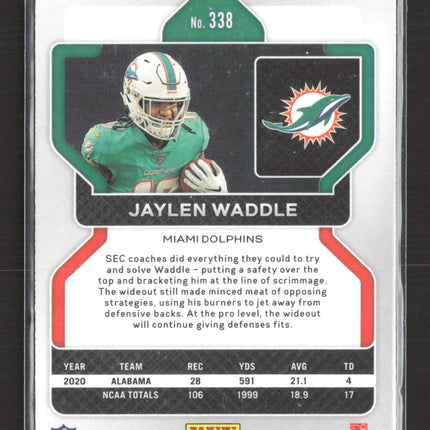 2021 Panini Prizm Jaylen Waddle #338 RC