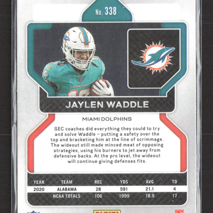 2021 Panini Prizm Jaylen Waddle #338 RC