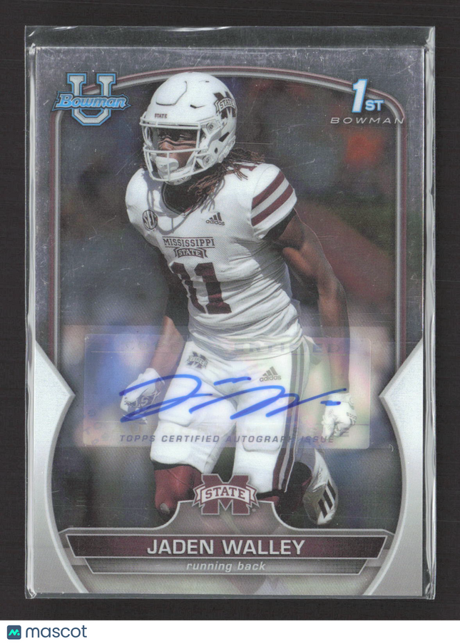 2022 Bowman University Jaden Walley #15 Auto