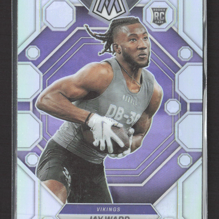 2023 Panini Mosaic Football Jay Ward #332 Silver RC