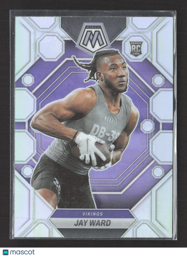 2023 Panini Mosaic Football Jay Ward #332 Silver RC