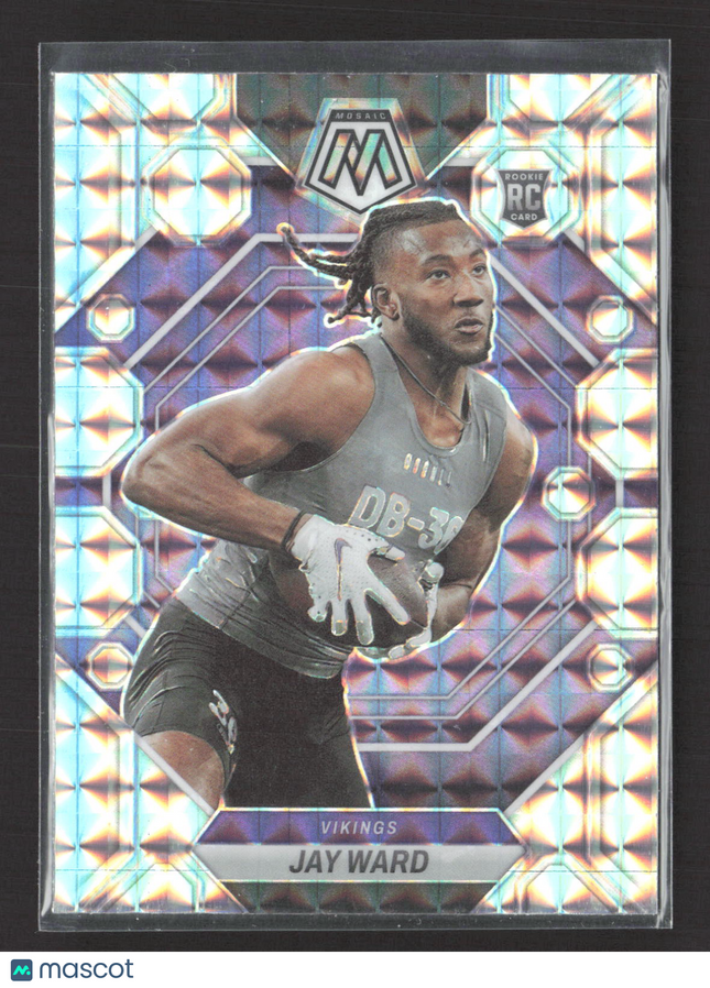 2023 Panini Mosaic Prizm Jay Ward #332 Silver RC