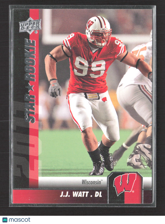2011 Upper Deck Football Star Rookie J.J. Watt #188