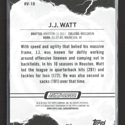 2024 Topps Composite Voltaic J.J. Watt #RV-18