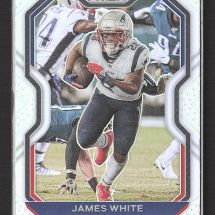 2020 Panini Prizm James White #21 Silver