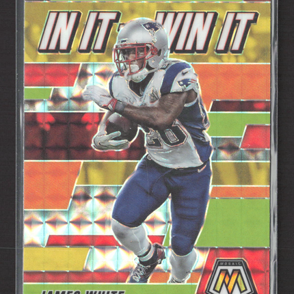 2021 Panini Mosaic Prizm In It To Win It James White #WIN10