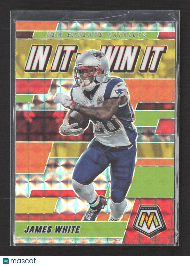 2021 Panini Mosaic Prizm In It To Win It James White #WIN10