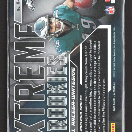 2019 Panini XR Xtreme Rookies J.J. Arcega-Whiteside #X-18 Blue /99