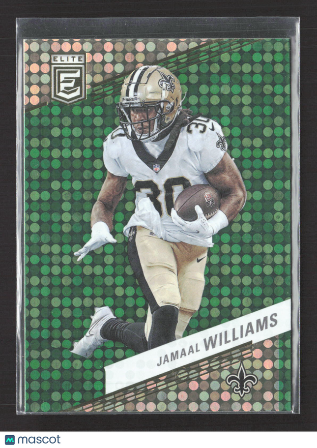 2023 Panini Donruss Elite Football Jamaal Williams #46 Green Disco