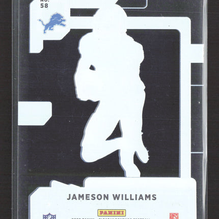 2023 Panini Clearly Donruss Football Jameson Williams #58