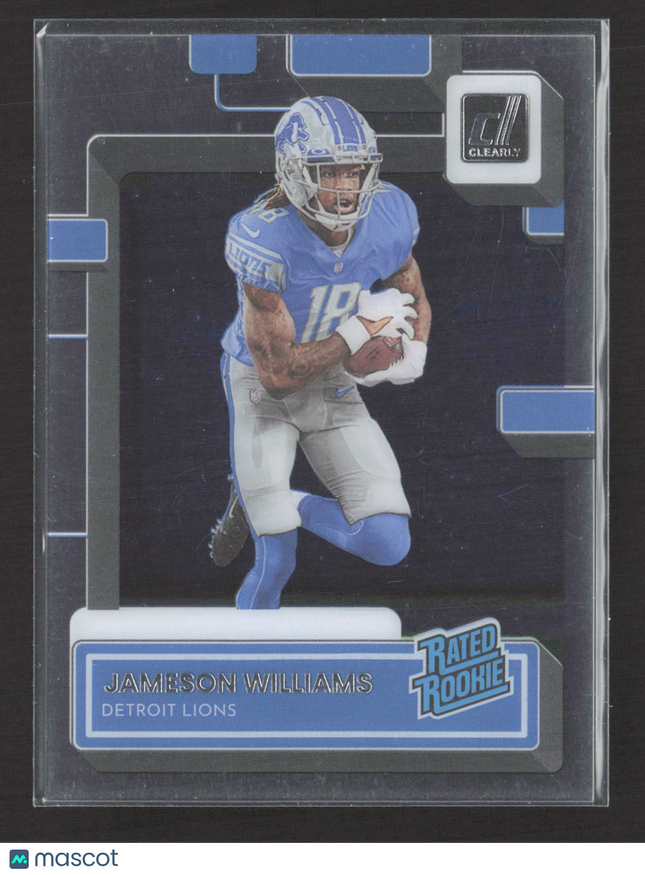 2023 Panini Clearly Donruss Jameson Williams #58