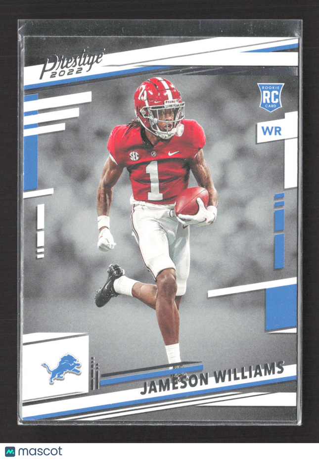 2022 Panini Prestige Football Jameson Williams #307 RC