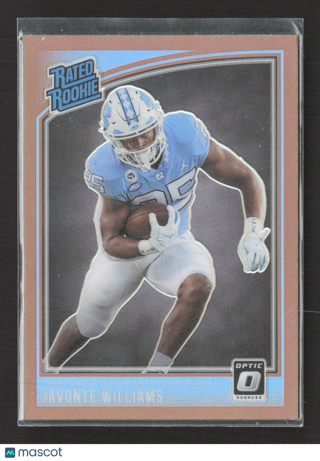2021 Panini Chronicles Donruss Optic Draft Picks Javonte Williams #217 Bronze