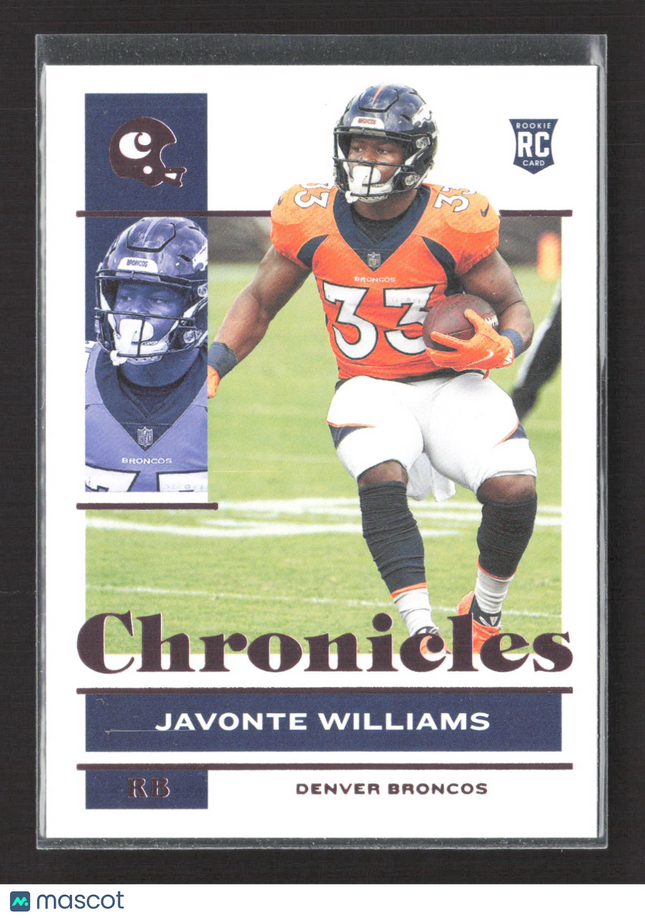 2022 Panini Chronicles Javonte Williams #31 RC