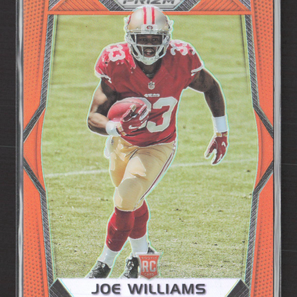2017 Panini Prizm Joe Williams #295 Orange RC 256/275