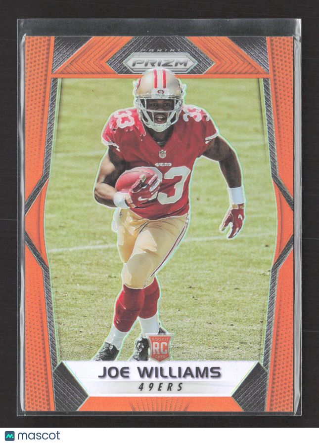 2017 Panini Prizm Joe Williams #295 Orange RC 256/275