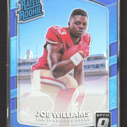 2017 Panini Donruss Optic Prizm Joe Williams #158 Blue 066/149