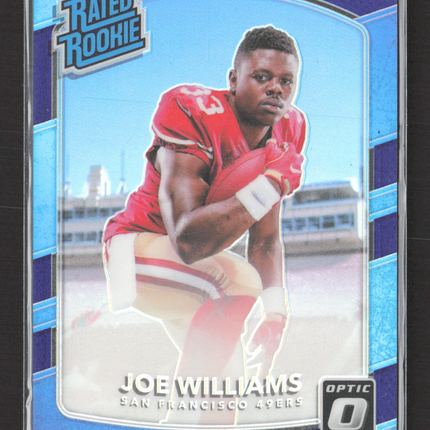 2017 Panini Donruss Optic Joe Williams #158 Purple Prizm 38/50