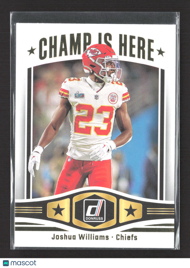 2023 Panini Donruss Champ Is Here Joshua Williams #CIH-20