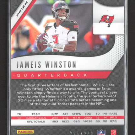2019 Panini Prizm Jameis Winston #194 Orange 215/249