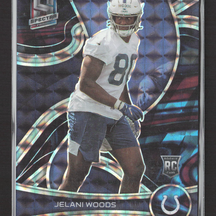 2022 Panini Spectra Jelani Woods #187 Celestial RC 13/60