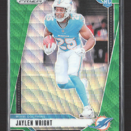 2024 Panini Prizm Jaylen Wright #348 Green RC