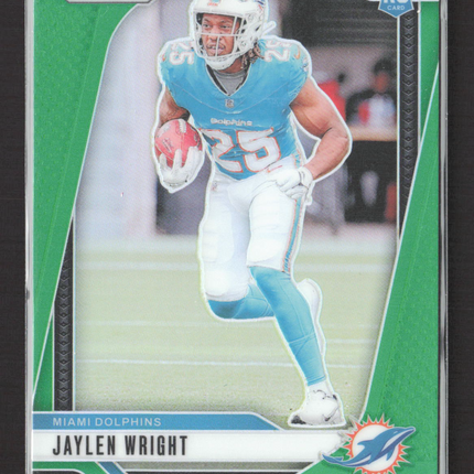 2024 Panini Prizm Jaylen Wright #348 Green RC