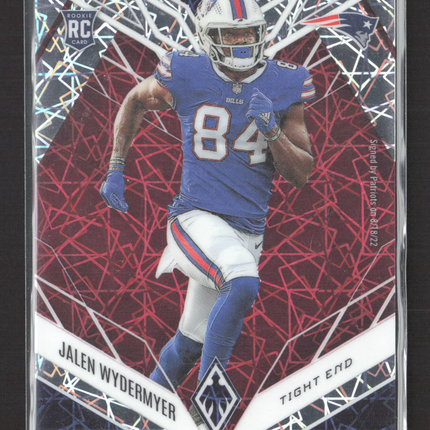 2022 Panini Phoenix Jalen Wydermyer #163 RC Red