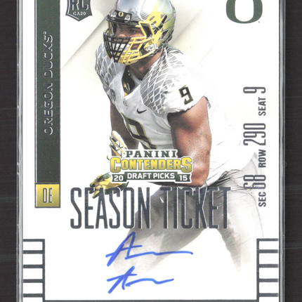 2015 Panini Contenders Draft Picks Arik Armstead #154 RC Auto
