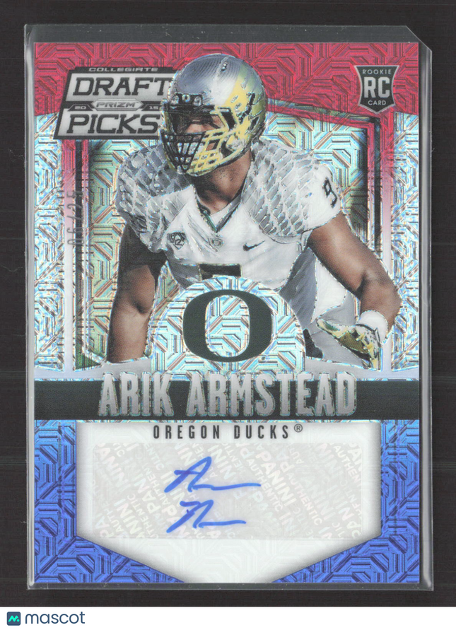 2015 Panini Prizm Collegiate Draft Picks Arik Armstead #154 RC Auto