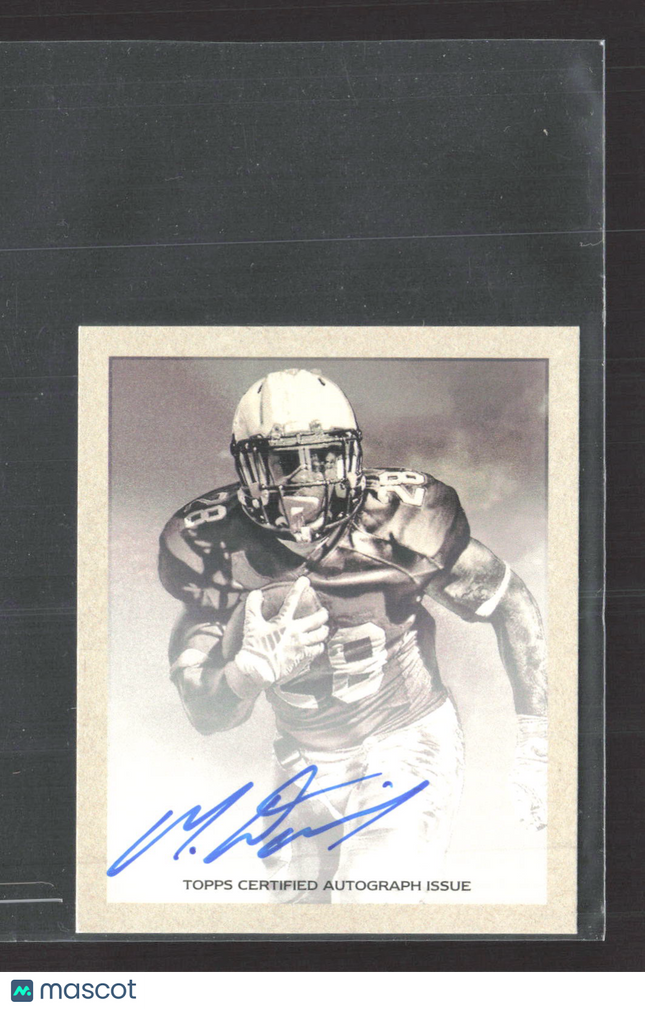 2015 Bowman Football Mike Davis #BMA-MDA Auto