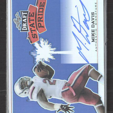 2015 Leaf Draft State Pride Mike Davis #SP-MD1 Auto