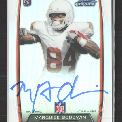 2013 Bowman Chrome Marquise Goodwin #RCRA-MGO Refractor RC Auto