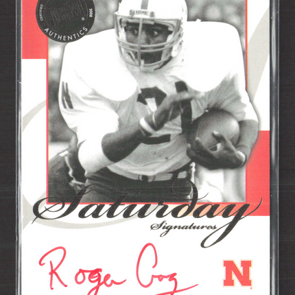 2008 Press Pass Legends Saturday Signatures Roger Craig #SS-RC Auto
