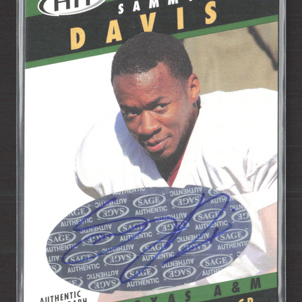 2003 SAGE HIT Sammy Davis #A39 Auto