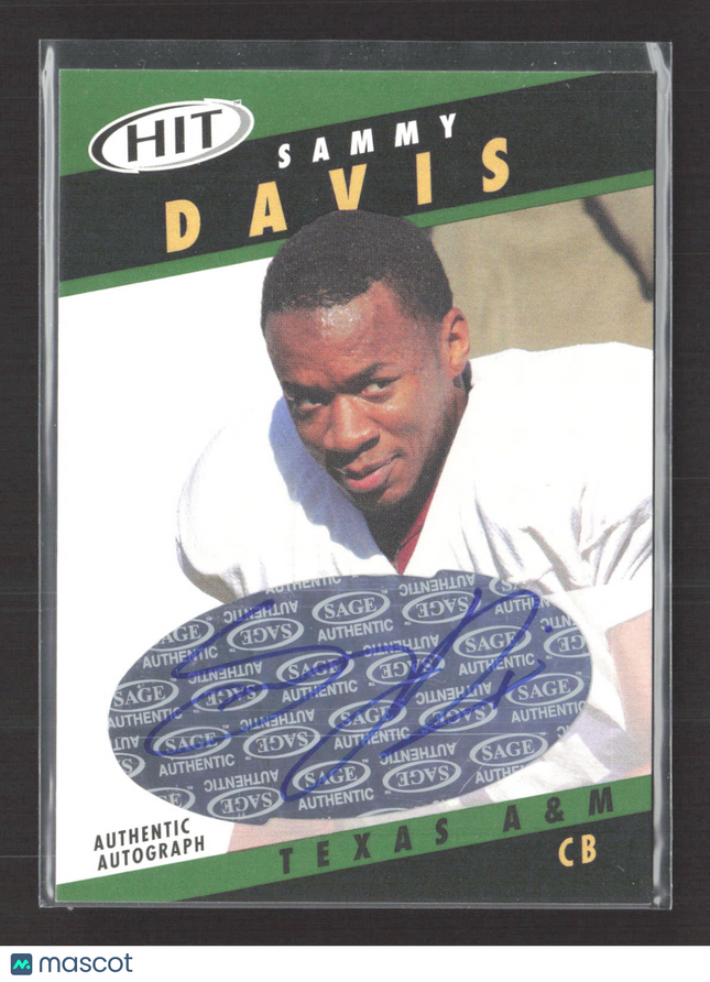 2003 SAGE HIT Sammy Davis #A39 Auto