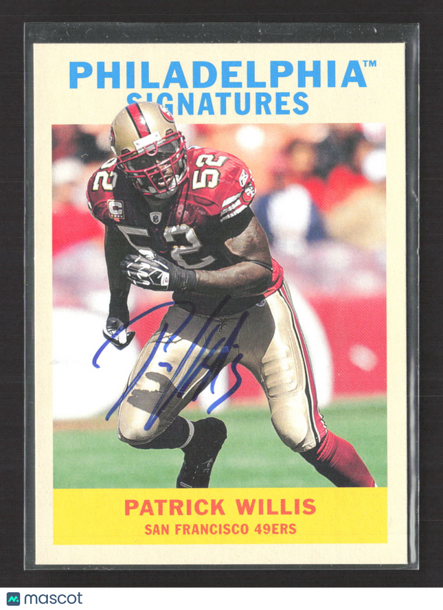2009 Upper Deck Philadelphia Signatures Patrick Willis #PS-PW Auto