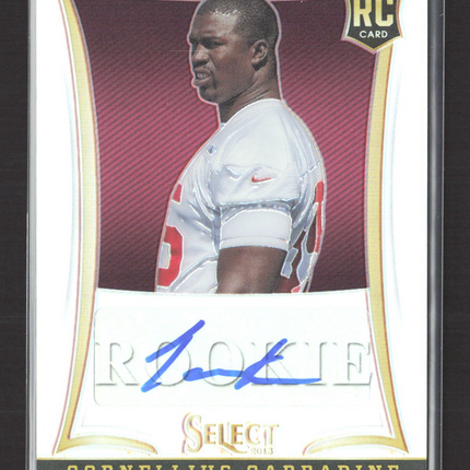 2013 Panini Select Cornellius Carradine #170 RC Auto